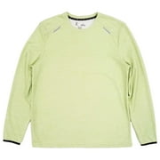 Xersion Mens Lime Blossom Long Sleeve Waffle Crew Training T-Shirt XX-Large