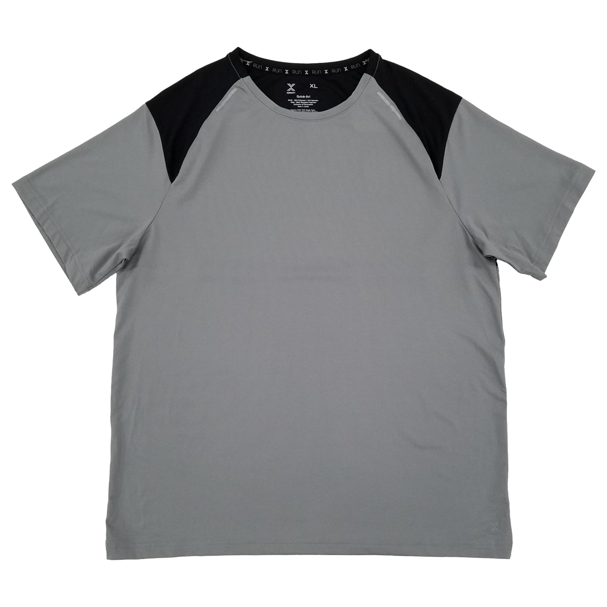 Xersion Mens Monument Gray Performance Running Training Active T