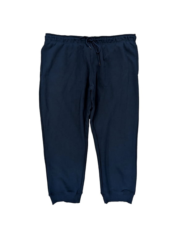 Mens Navy Blue Classic Fleece Jogger Pant 3XL