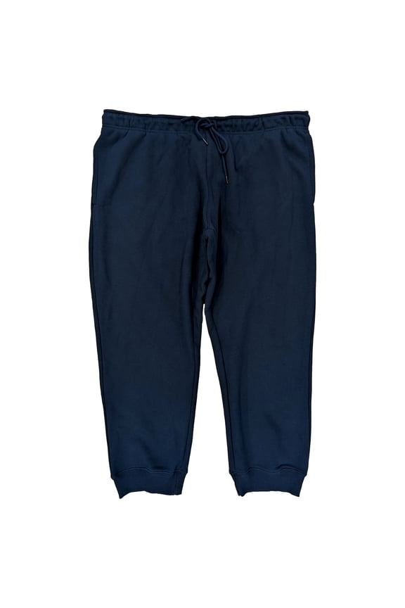Mens Navy Blue Classic Fleece Jogger Pant 4XL