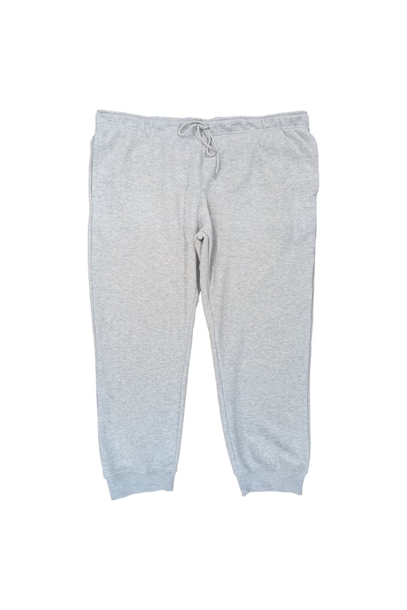 Tall Mens Heather Gray Classic Fleece Jogger Pant 4XLT