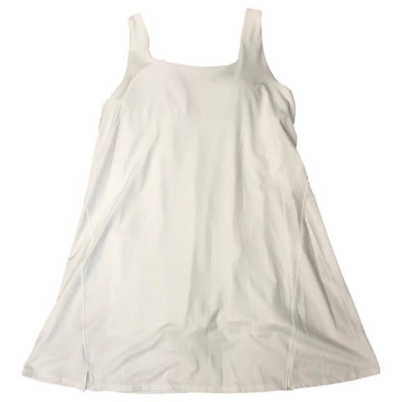 Xersion Womens White Athletic Tank Dress with Built in Shorts XX-Large