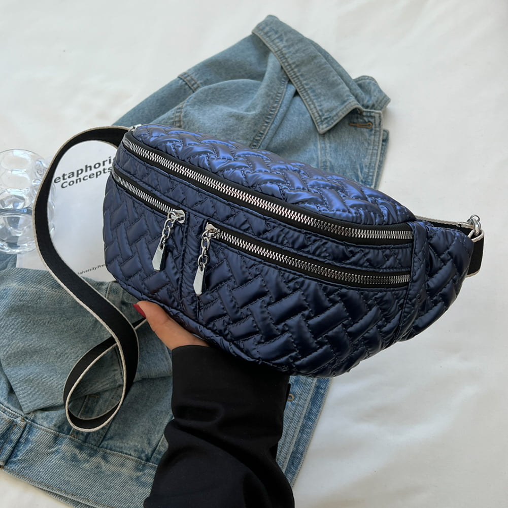 Men Quilted Fanny Pack