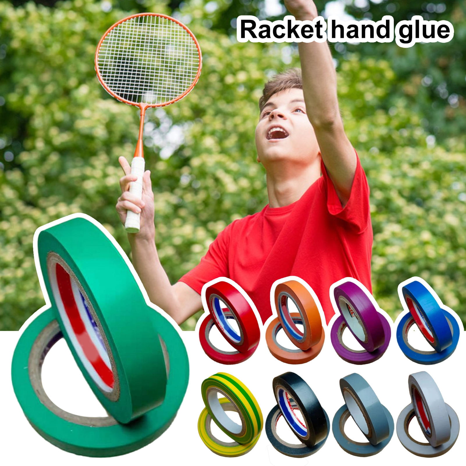 Xeyise 2Pcs Tennis Badminton Squash Racket Grip SelfAdhesive Slip