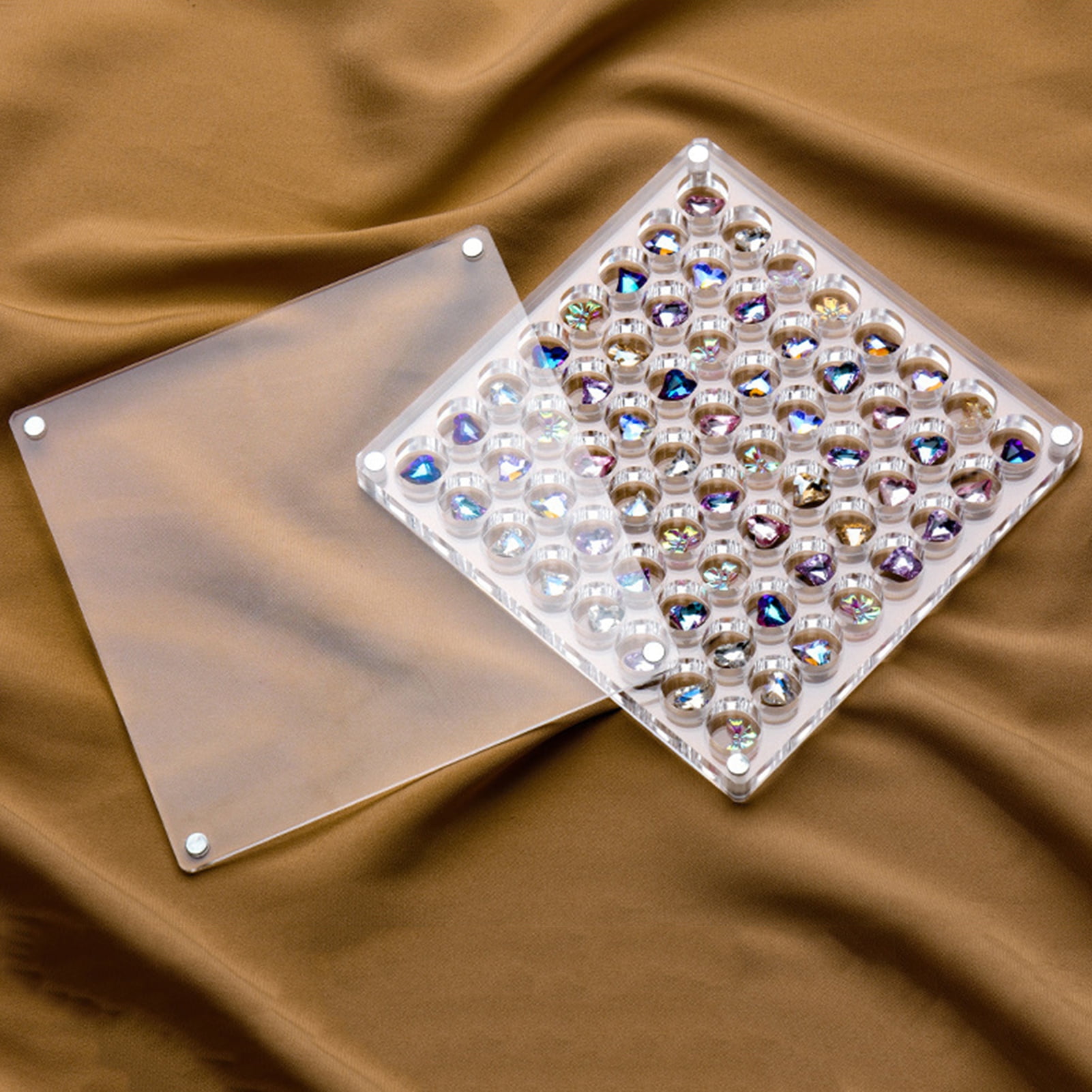 Xeyise Acrylic Magnetic Shell Display Box Durable Space-Saving ...