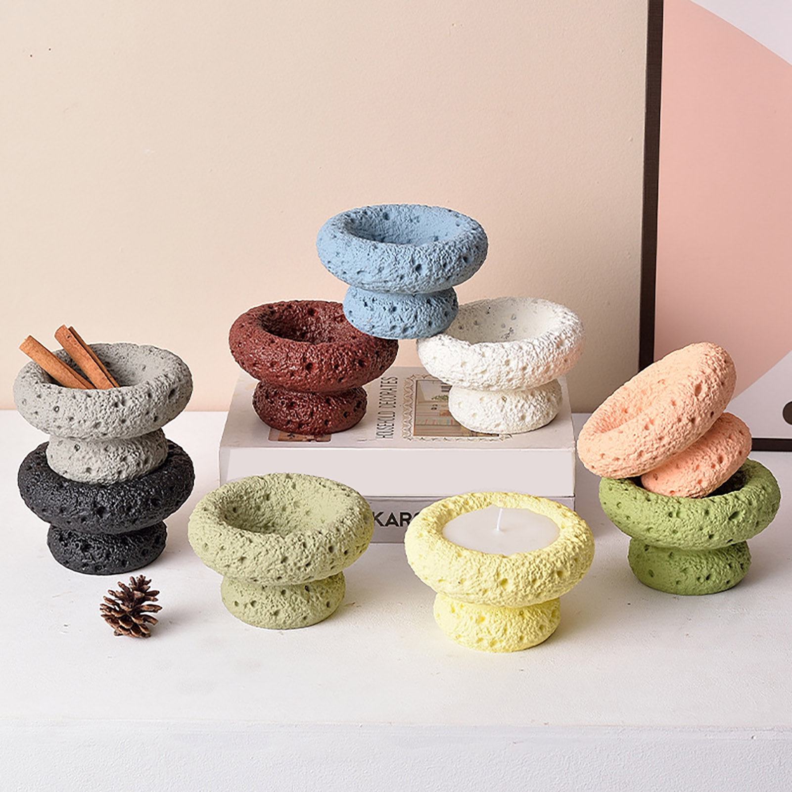 Moonpot Mini Xeyise Creative Moon Surface Candle Container Eco-friendly Reusable ...