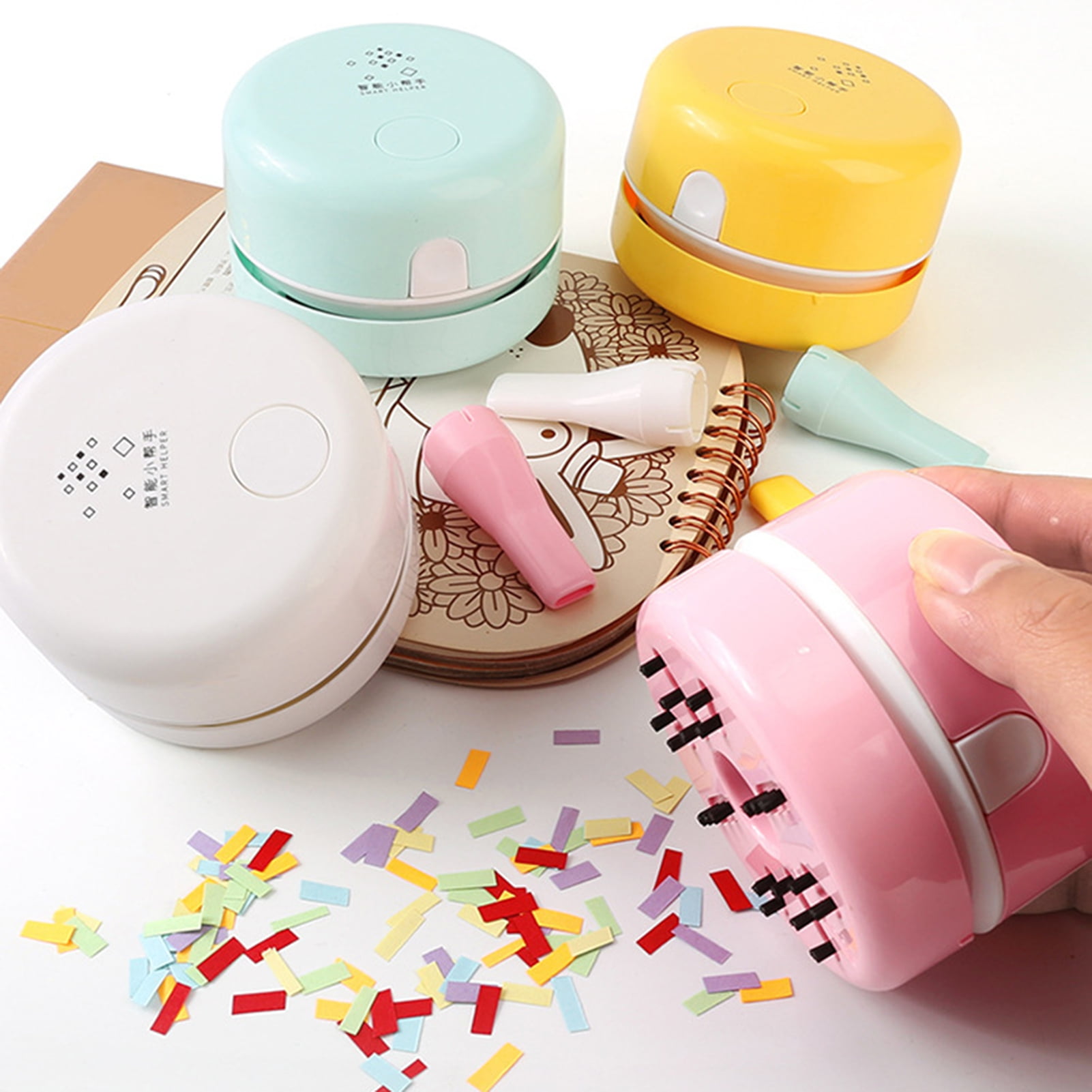 Xeyise Mini Desktop Dust Remover Sweeper Vacuum Cleaner Home/Office ...