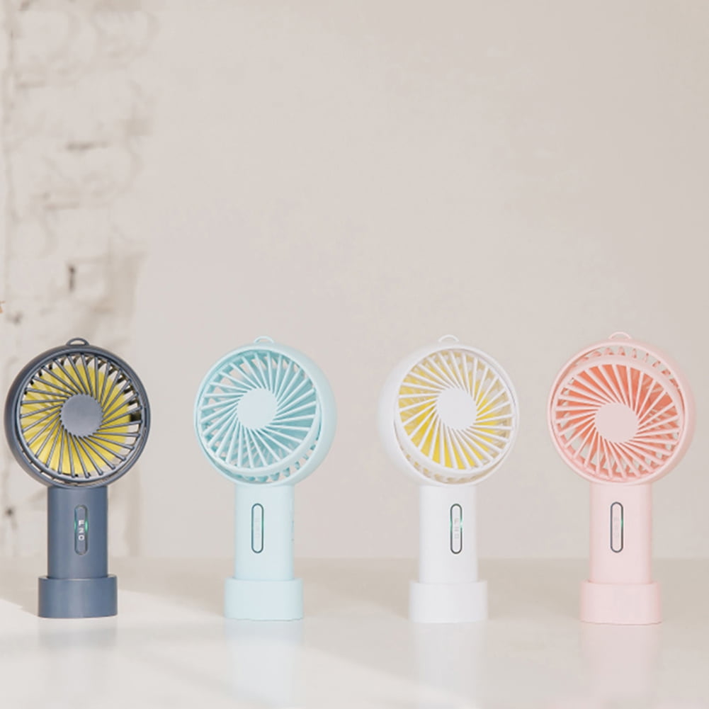 Xeyise Portable Angle Adjustable USB Charge Handheld Cooling Fan Cooler ...