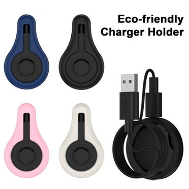 Xeyise Silicone Charger Protector Cover with Cord Winder Scratch-Resistant Compact Portable Design Easy Installation Charger Case for Oura Ring Gen 3