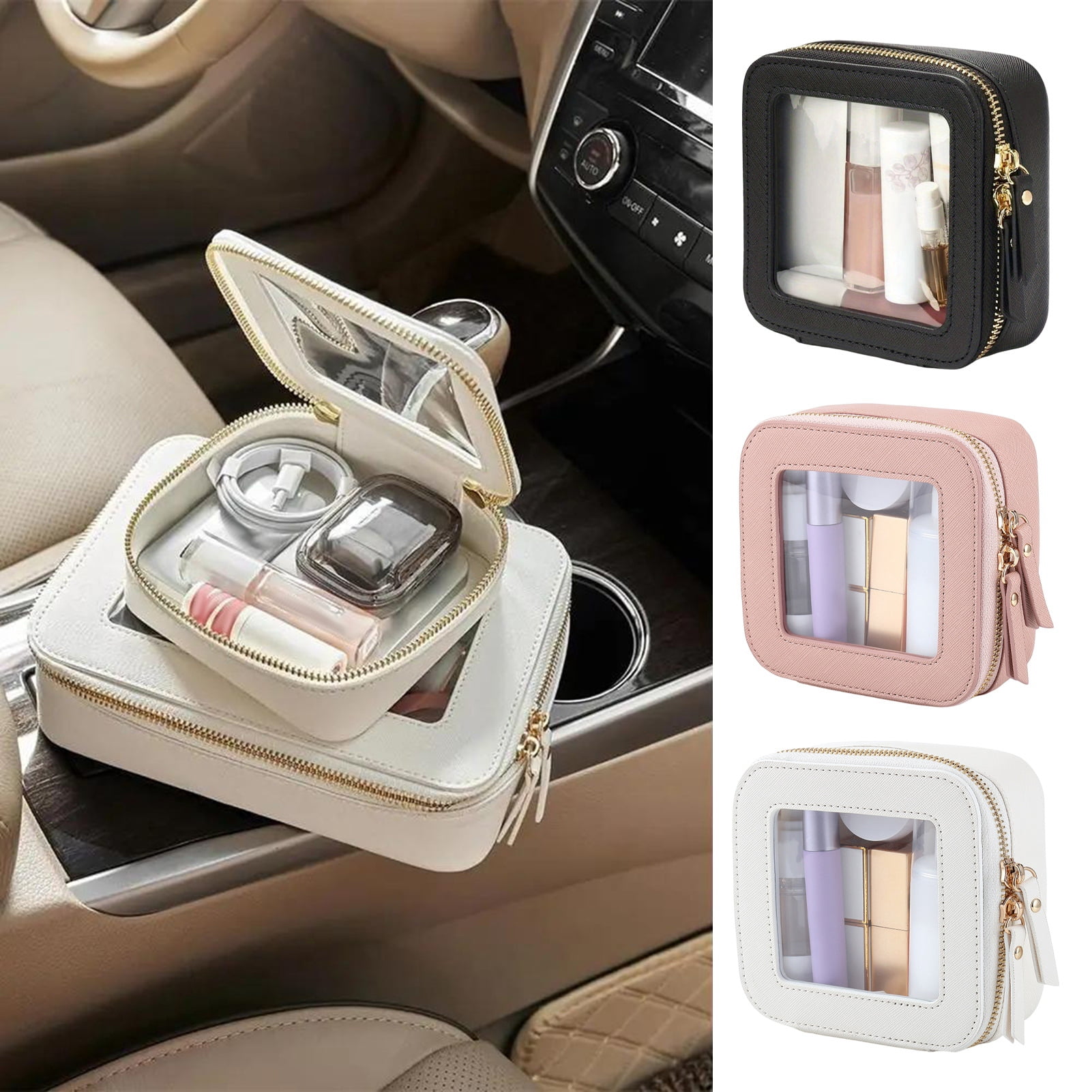 Xeyise Travel Makeup Bag Small Waterproof Toiletry Pouch Cosmetic Bag