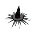 thumbnail image 1 of Xfvqtps 2PC Halloween Witch Hat Party Decoration Props LED Glowing Hat Black, 1 of 7
