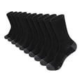 thumbnail image 1 of Xfvqtps 5 Pairs Mens Sports Socks Towel Bottom Mid Tube Thickened Elastic Sweat Absorbing Comfortable Breathable Outdoor Running Mountaineering Socks, 1 of 6
