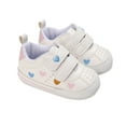 thumbnail image 1 of Xfvqtps Baby Boys and Girls Walking Shoes Hook Loop Love Or Star Soft Sole PU Infant Shoes Summer New Toddler Shoes Wear Non Slip Breathable Sports Shoes Multicolor, 1 of 8