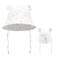 thumbnail image 1 of Xfvqtps Baby Summer Sun Hat Infant Toddler Boys Girls Bucket Hat Lace up Cute Print Ear Wide Brim Beach Breathable Sun Protection Hat, 1 of 9