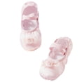 thumbnail image 1 of Xfvqtps Ballet Shoes for Girls Soft Sole Non Slip Cross Elastic Straps Candy Decor Satin Dance Shoes for Gymnastics Performance Pink, 1 of 8