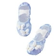 thumbnail image 1 of Xfvqtps Ballet Shoes for Girls Soft Sole Non Slip Cross Elastic Straps Rhinestone Butterfly Decor Satin Dance Shoes for Gymnastics Performance Blue, 1 of 6