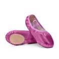 thumbnail image 1 of Xfvqtps Ballet Shoes for Girls Soft Sole Non Slip Cross Elastic Straps Solid Color Flash Dance Shoes for Gymnastics Performance, 1 of 8