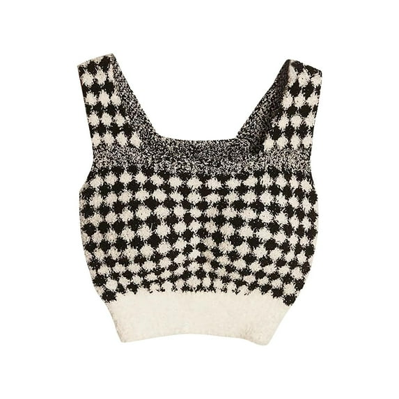 Xfvqtps Built in Bra Tank Tops for Women Sleeveless Berber Fleece Daily Bra Multicolor