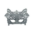thumbnail image 1 of Xfvqtps Carnival Masquerade Mask for Women Mardi Gras Masks Half Face Glitter Sparkly Carnival Mask for Makeup Performance Ball Party Silver, 1 of 3