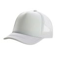 thumbnail image 1 of Xfvqtps Children Baseball Cap Mesh Hollow Out Multicolored Colorful Sports Breathable Summer Running Hat White, 1 of 5
