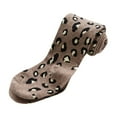 thumbnail image 1 of Xfvqtps Children Pantyhose Leopard Print Long Fitting Elastic Soft Comfortable Warm Winter Cotton Socks Khaki, 1 of 8