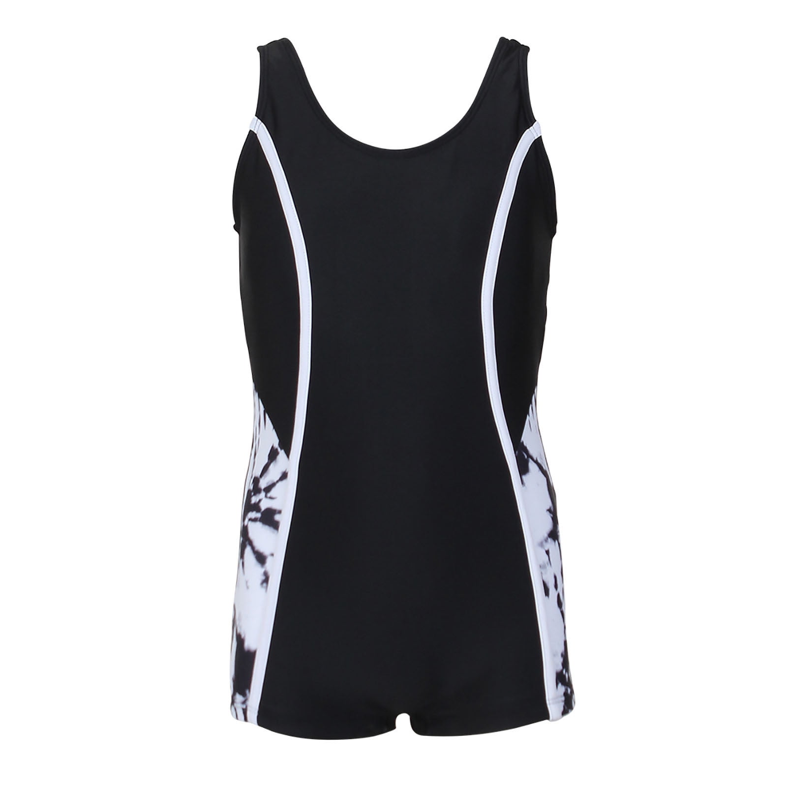 Xfvqtps Chirl Girls One Piece Swimsuit with Chest Cushion Sleeveless ...