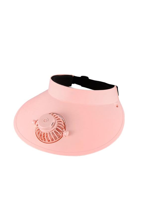 Fan Hats Visor Hat with Fan for Womens USB Charging Adjustable Summer UV Protection Sun Hats for Beach Travel Camping Cycling