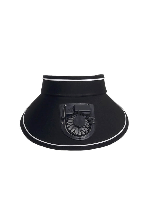 Fan Hats Visor Hat with Fan for Womens USB Charging Summer UV Protection Sun Hats for Beach Travel Camping Cycling