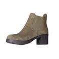 thumbnail image 1 of Xfvqtps Fashion Chunky Heel Ankle Boots for Women Versatile Suede Booties Side Zipper Round Toe Casual Winter Boots Easy to Wear, 1 of 9