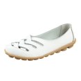 thumbnail image 1 of Xfvqtps Flat Sandals for Women Crisscross Straps Hollow out Close Toe Solid Color Slip on Soft Sole Lightweight Comfortable Non Slip Breathable Beach Summer Leather Sandals, 1 of 3