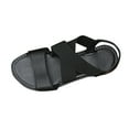 thumbnail image 1 of Xfvqtps Flat Sandals for Womens Cross Elastic Straps Open Toe Leather Non Slip Beach Summer Sandals Black, 1 of 8