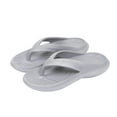 thumbnail image 1 of Xfvqtps Flip Flops for Mens and Womens Lightweight Non Slip Quick Drying Thick Sole Indoor Outdoor Beach EVA Slipper Gray, 1 of 8