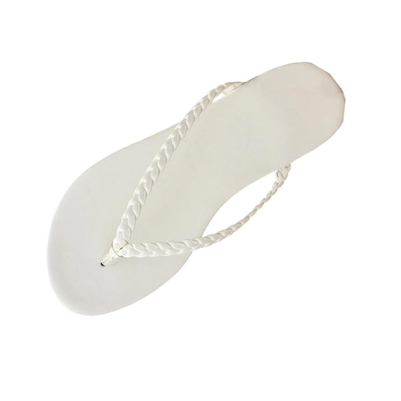 Xfvqtps Flip Flops for Women Thong Sandals Casual Flat Slide Woven Straps Comfortable Outdoor Beach Pool Summer Shoes