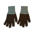 thumbnail image 1 of Xfvqtps Full Finger Gloves Touchscreen Winter Warm Gloves Knit Color Blocking Stretchy Extended Mittens for Women Gray, 1 of 4