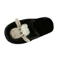 thumbnail image 1 of Xfvqtps Fuzzy Slippers for Women Cute Sheep Fluffy Close Toe Soft Sole Non Slip Warm Furry Indoor House Slipper for Fall Winter Black, 1 of 8