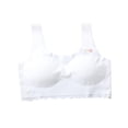 thumbnail image 1 of Xfvqtps Girls Bras with Padded Fixed Cup Seamless Wavy Hem Ice Silk Cooling Training Bra for Teen Big Kids Cute Rabbit Strawberry Print Comfortable Breathable Girls Bras for 12-15 Years White, 1 of 4