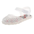 thumbnail image 1 of Xfvqtps Girls Jelly Shoes Closed Toe Hollow out Hook and Loop Summer Princess Beach Sandals, 1 of 9