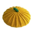 thumbnail image 1 of Xfvqtps Halloween Hat Pumpkin Beret for Kids Knitted Cute Elastic Warm Cap Accessories for Halloween Party Yellow, 1 of 7