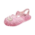 thumbnail image 1 of Xfvqtps Jelly Sandals for Girls Fisherman Closed Toe Hollow Adjustable Buckle Waterproof Beach Flat Sandals, 1 of 7