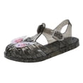 thumbnail image 1 of Xfvqtps Jelly Sandals for Girls Fisherman Gladiator Closed Toe Hollow out Adjustable Buckle Waterproof Beach Travel Flat Sandals, 1 of 6