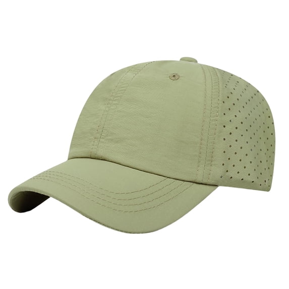 Xfvqtps Kids Baseball Hat Adjustable Solid Color Hollow Mesh Breathable Sun Protection Summer Baseball Cap