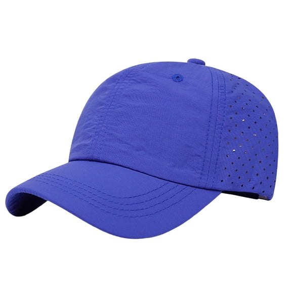Xfvqtps Kids Baseball Hat Adjustable Solid Color Hollow Mesh Breathable Sun Protection Summer Baseball Cap