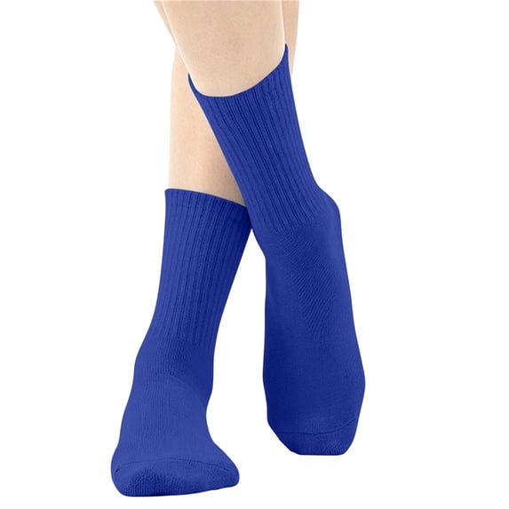 Xfvqtps Kids Crew Socks Solid Color Mid-Calf Socks Breathable Lightweight Knitting Cotton Crew Socks
