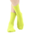 thumbnail image 1 of Xfvqtps Kids Crew Socks Solid Color Mid-Calf Socks Breathable Lightweight Knitting Cotton Crew Socks, 1 of 5