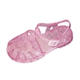 thumbnail image 1 of Xfvqtps Kids Girls Jelly Sandals Closed Toe Princess Flat Summer Beach Waterproof Fisherman Gladiator Sandals, 1 of 9