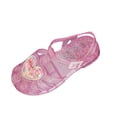 thumbnail image 1 of Xfvqtps Kids Girls Jelly Sandals Closed Toe Princess Flat Summer Beach Waterproof Fisherman Gladiator Sandals, 1 of 9