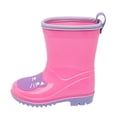 thumbnail image 1 of Xfvqtps Kids Rain Boots Waterproof Soft Sole Lightweight Rubber Boots Non Slip Easy on off for Boys Girls, 1 of 5