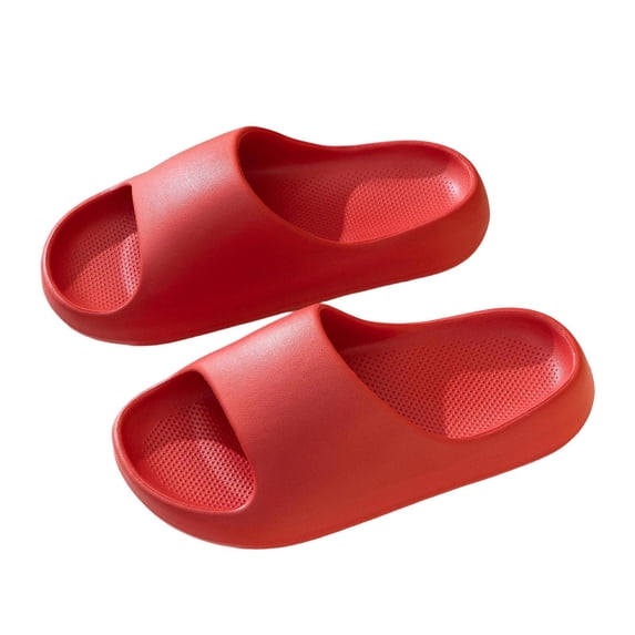 Xfvqtps Kids Slide Sandals Shower Shoes Summer Thickened Home Bathroom EVA Breathable Non Slip Slippers