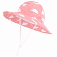 thumbnail image 1 of Xfvqtps Kids Summer Sun Hat Boys Girls Adjustable Strap Foldable Packale Beach Breathable Sun Protection Hat, 1 of 7