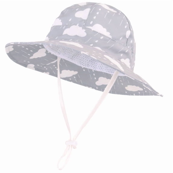 Xfvqtps Kids Summer Sun Hat Boys Girls Adjustable Strap Foldable Packale Beach Breathable Sun Protection Hat